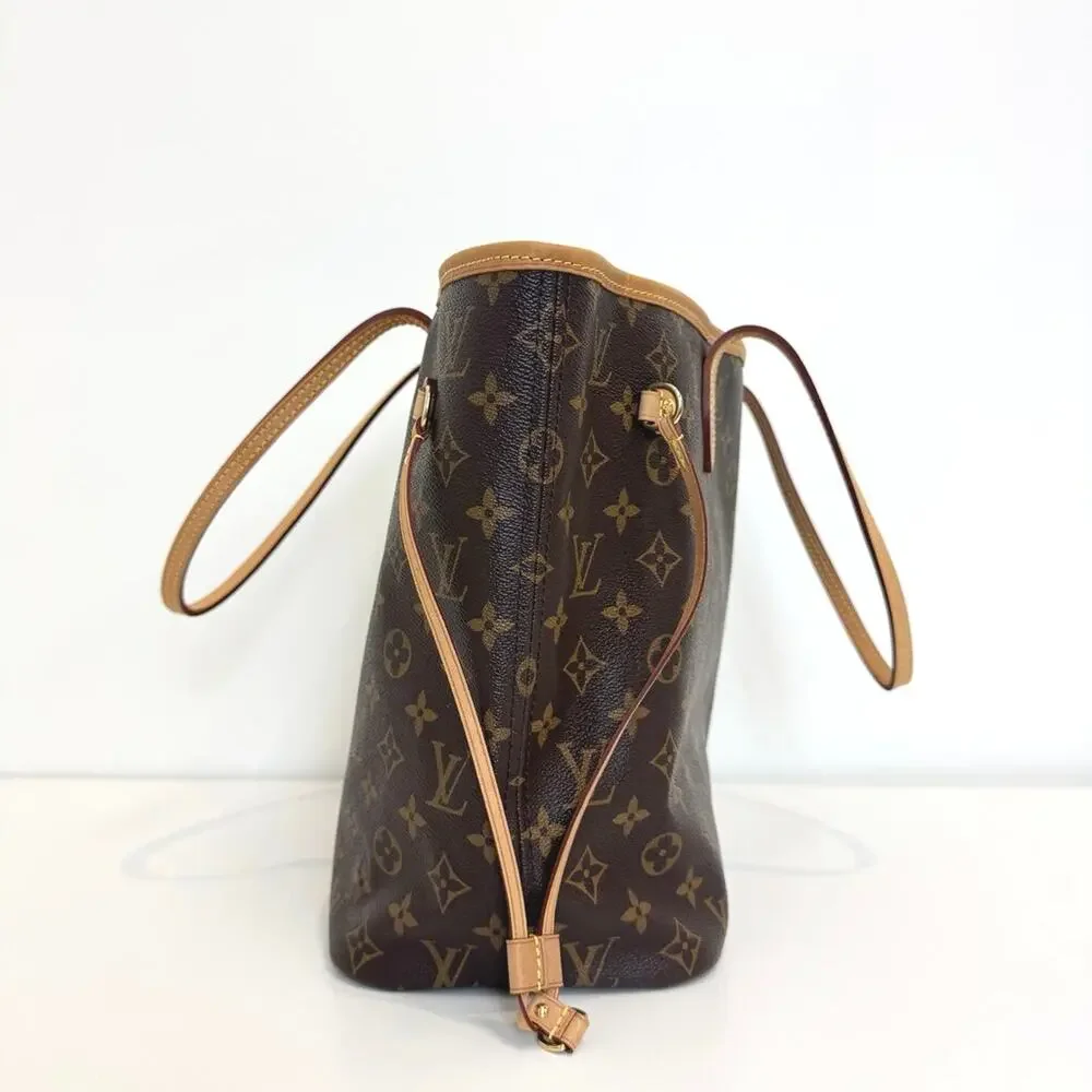 Louis Vuitton Monogram Cherry Neverfull MM Tote w/ Pouch Red Lining LV Logo Bag